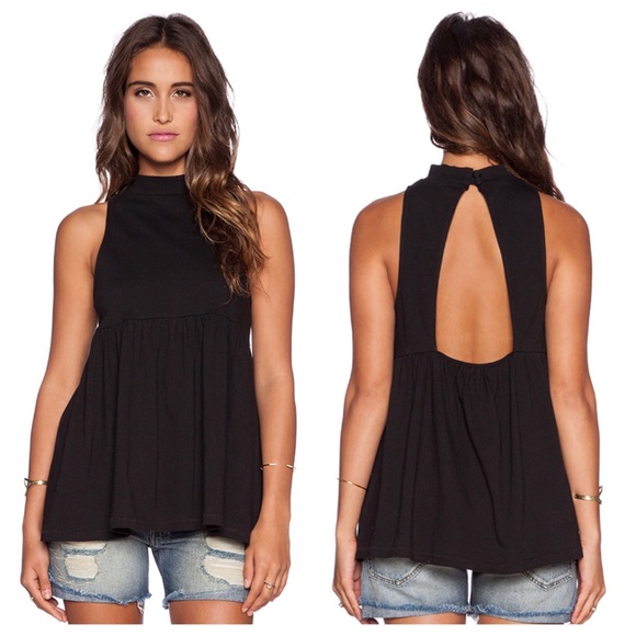 Free People Tops - FREE PEOPLE RETRO MOCK NECK TANK